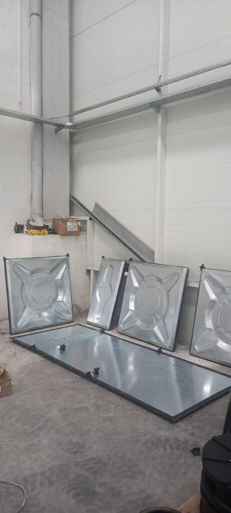 Galvaniz ve paslanmaz çelik modüler su depoları-13