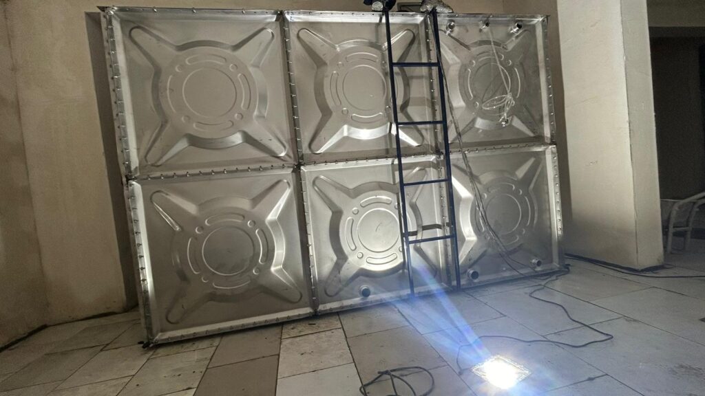 Galvaniz ve paslanmaz çelik modüler su depoları-18
